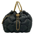CHANEL Bubble Quilt Leather Shoulder Bag