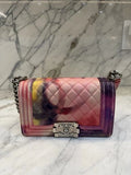 CHANEL Multicolor Quilted Leather Chain Shoulder Bag